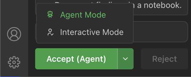 Toggling Interaction Level